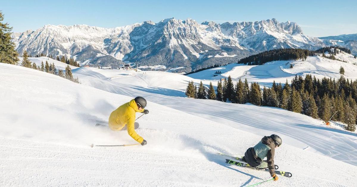 Luxus Ferienwohnung Almhütte Brixen im Thale Exterior foto