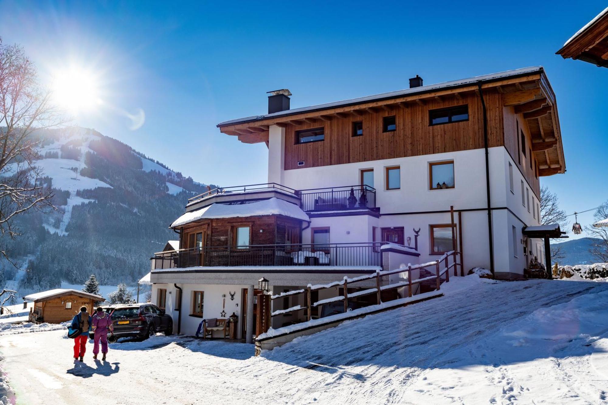 Luxus Ferienwohnung Almhütte Brixen im Thale Exterior foto